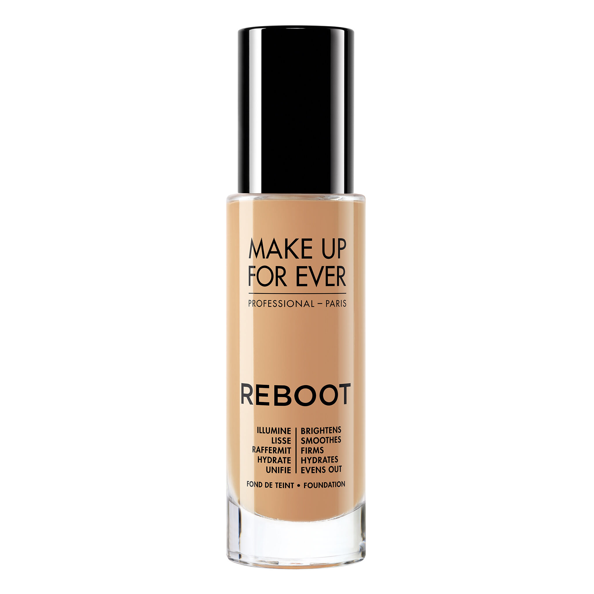 reboot best foundation and brush   فاونديشن ميك اب فور ايفر روبوت وفرشاة