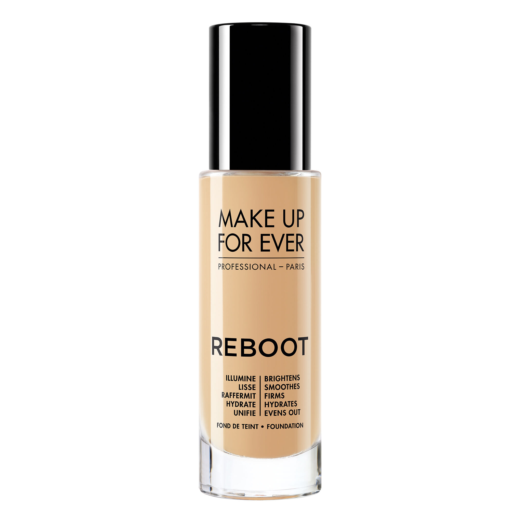reboot best foundation and brush   فاونديشن ميك اب فور ايفر روبوت وفرشاة