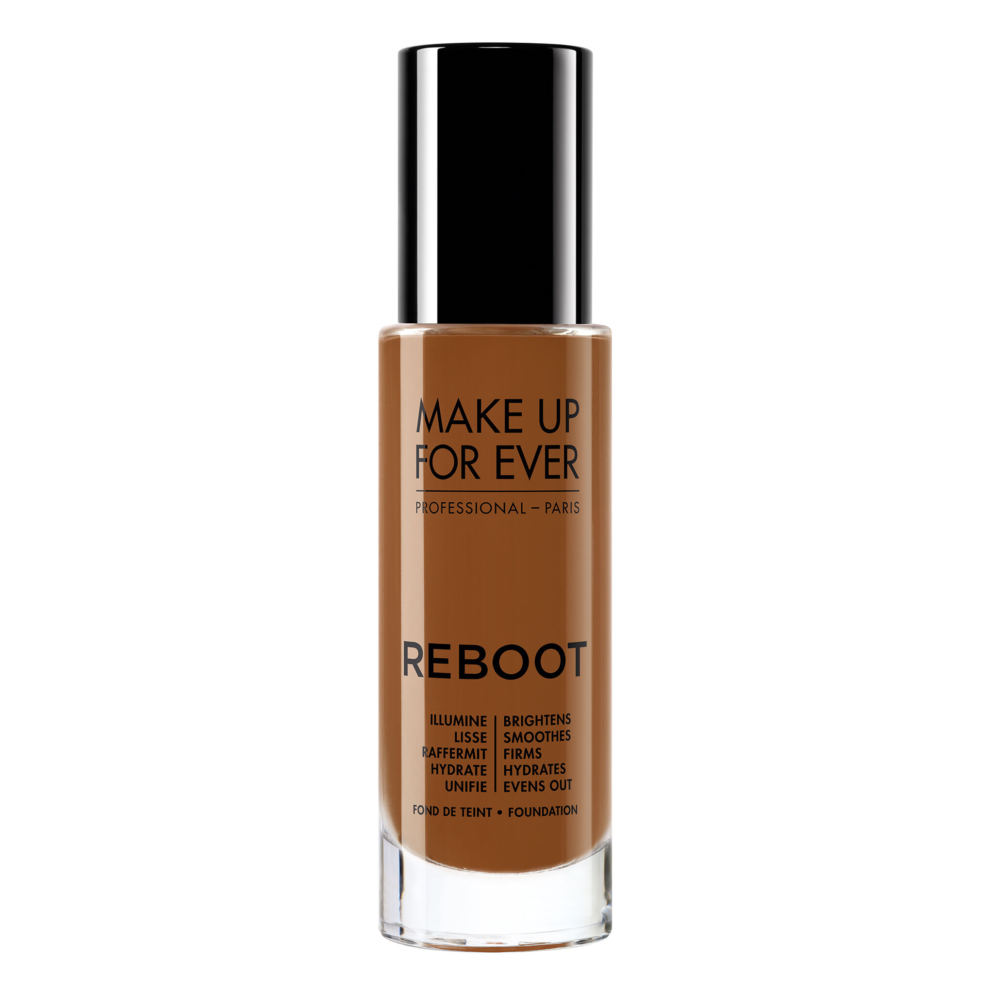 reboot best foundation and brush   فاونديشن ميك اب فور ايفر روبوت وفرشاة