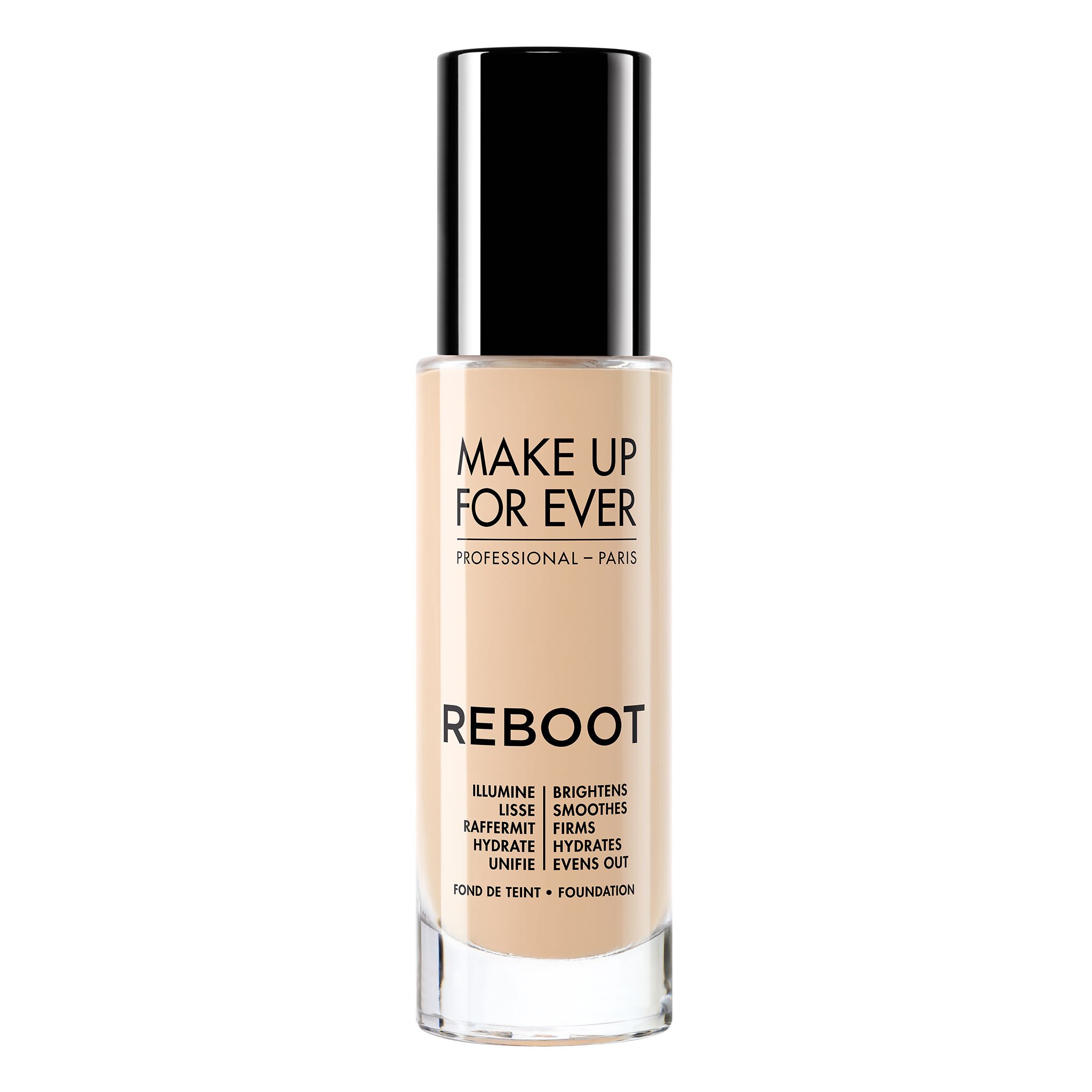 reboot best foundation and brush   فاونديشن ميك اب فور ايفر روبوت وفرشاة