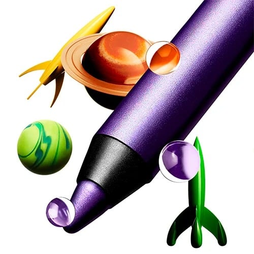 Shimmery or semi-matte look