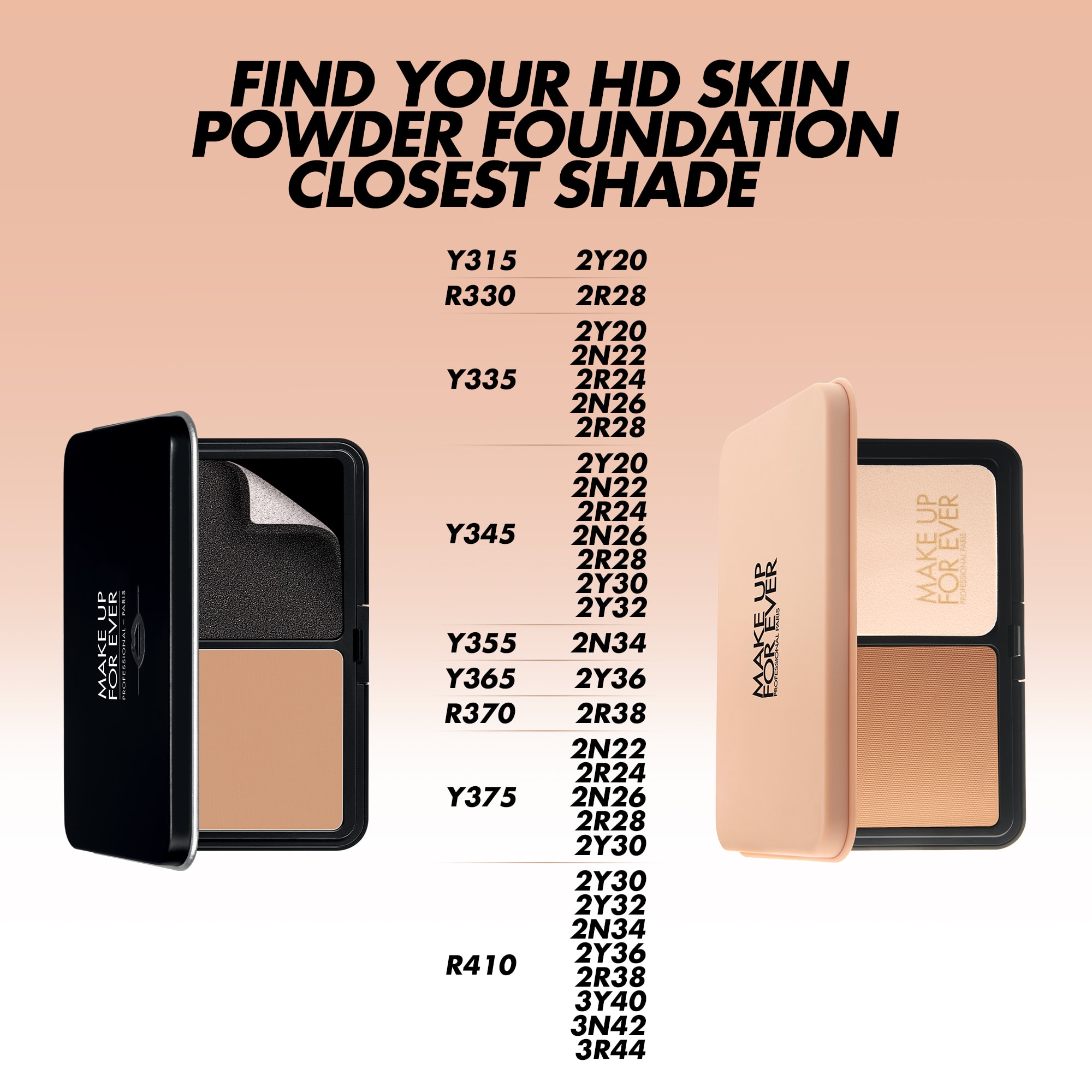 HD Skin Powder Foundation Make Up For Ever SAR